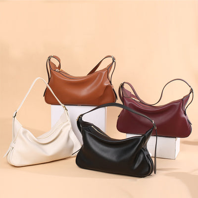 Buy Casual Soft Leather Crossbody Shoulder Bag - Elegant Fashion