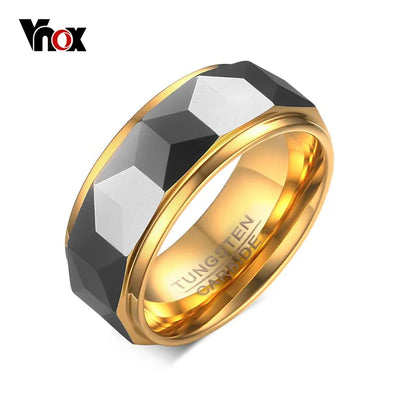 Buy Gold-Plated Tungsten Men's Ring | Durable & Stylish - SURAZY